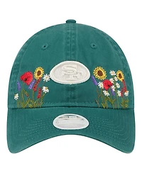 New Era Women's Green San Francisco 49ers Wildflower 9TWENTY Adjustable Hat