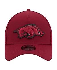New Era Big Boys and Girls Cardinal Arkansas Razorbacks 9FORTY A-Frame Adjustable Hat