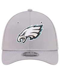 New Era Men's Gray Philadelphia Eagles 39THIRTY M-Crown Flex Fit Hat
