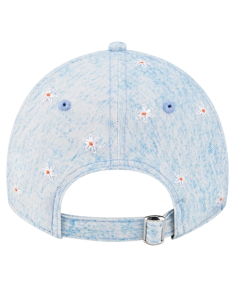New Era Women's Light Blue Houston Astros Daisy All Over 9TWENTY Adjustable Hat