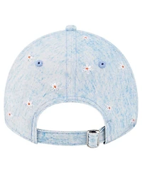 New Era Women's Light Blue Houston Astros Daisy All Over 9TWENTY Adjustable Hat