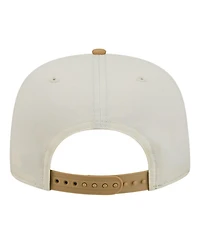 New Era Men's Cream Los Angeles Angels Club 9FIFTY A-Frame Snapback Hat