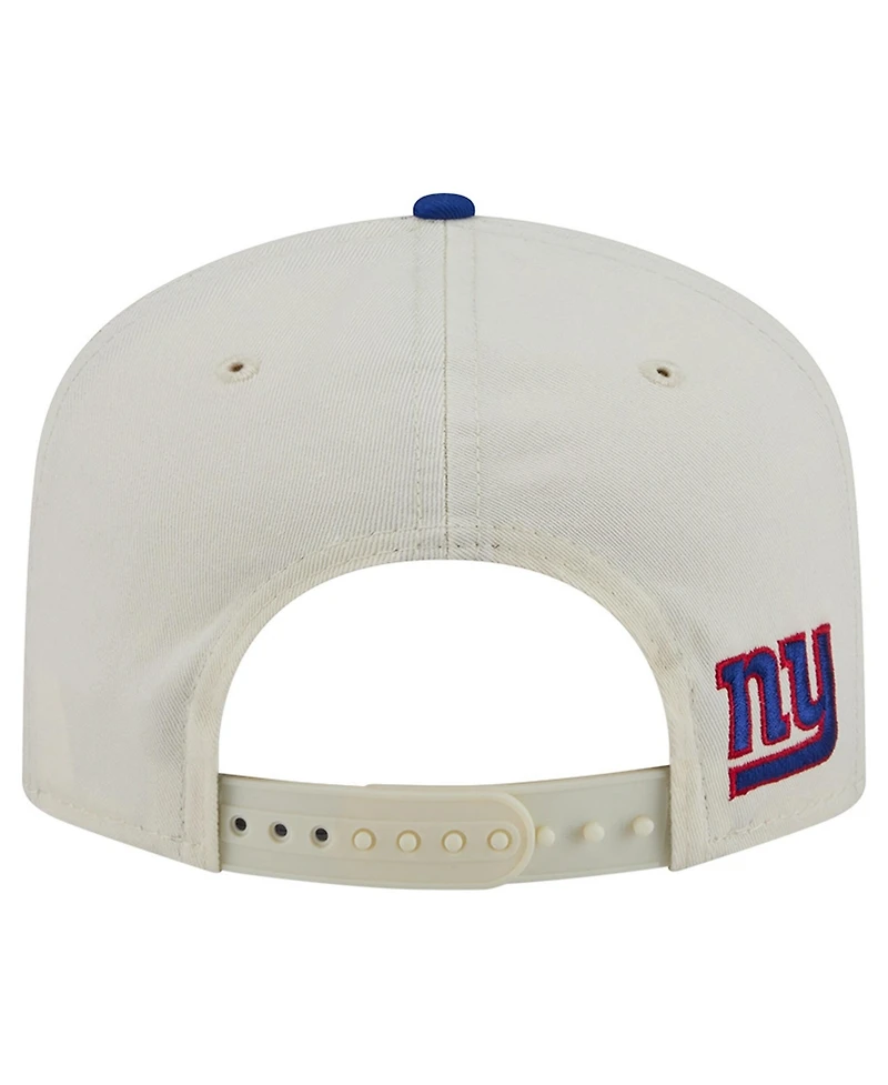 New Era Men's Cream New York Giants Script 19TWENTY Adjustable Hat