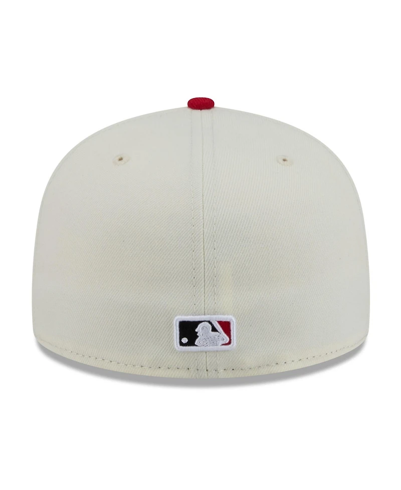 New Era Men's White/Red Cincinnati Reds Blossom 59FIFTY Fitted Hat
