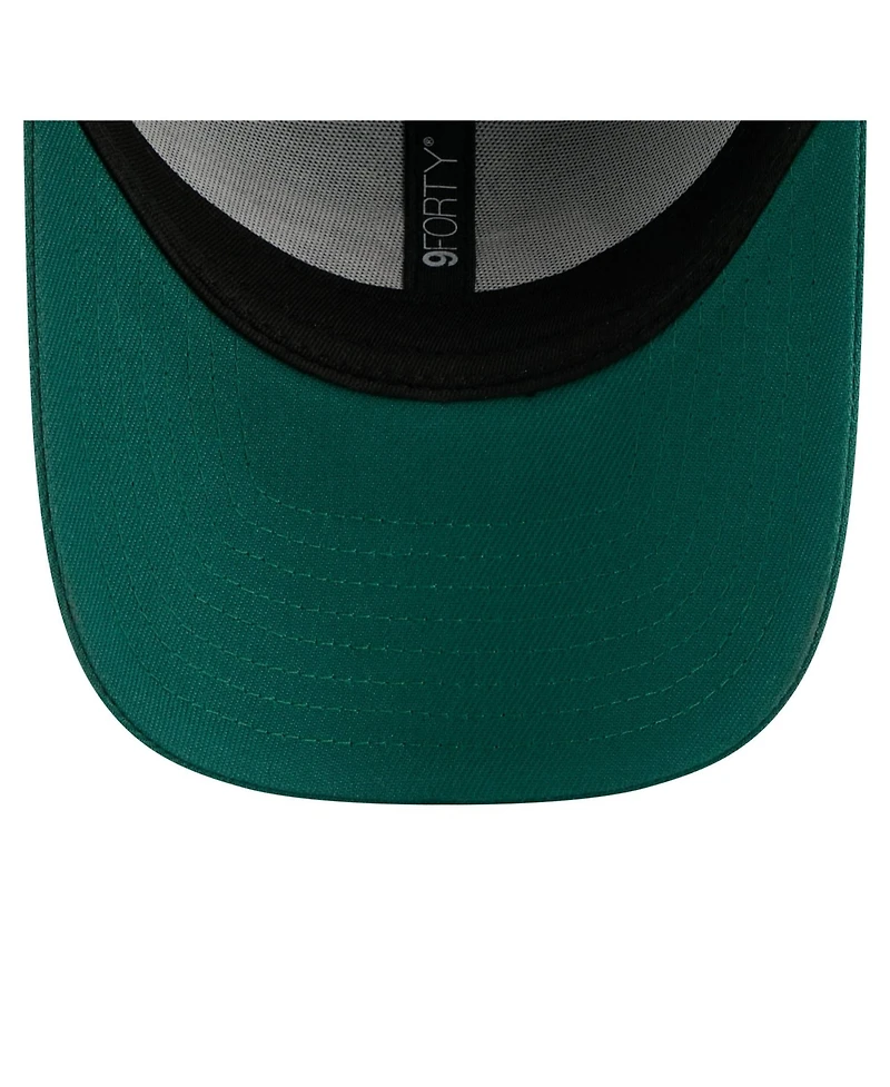 New Era Men's Green New York Jets Core Team 9FORTY Adjustable Hat