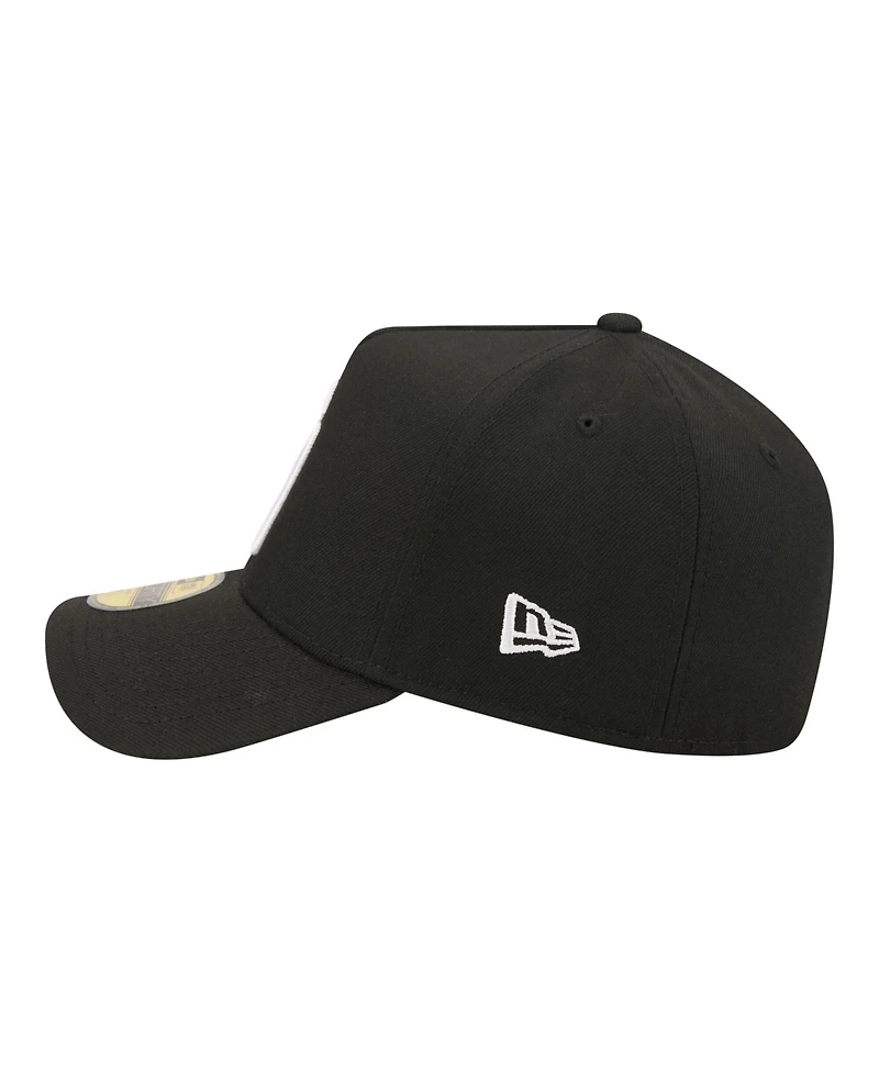 New Era Men's Black San Diego Padres A-Frame 59FORTY Fitted Hat