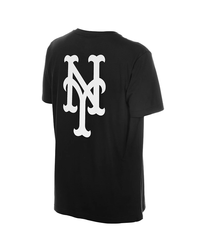 New Era Men's Juan Soto Black York Mets Oversized Graphic T-Shirt