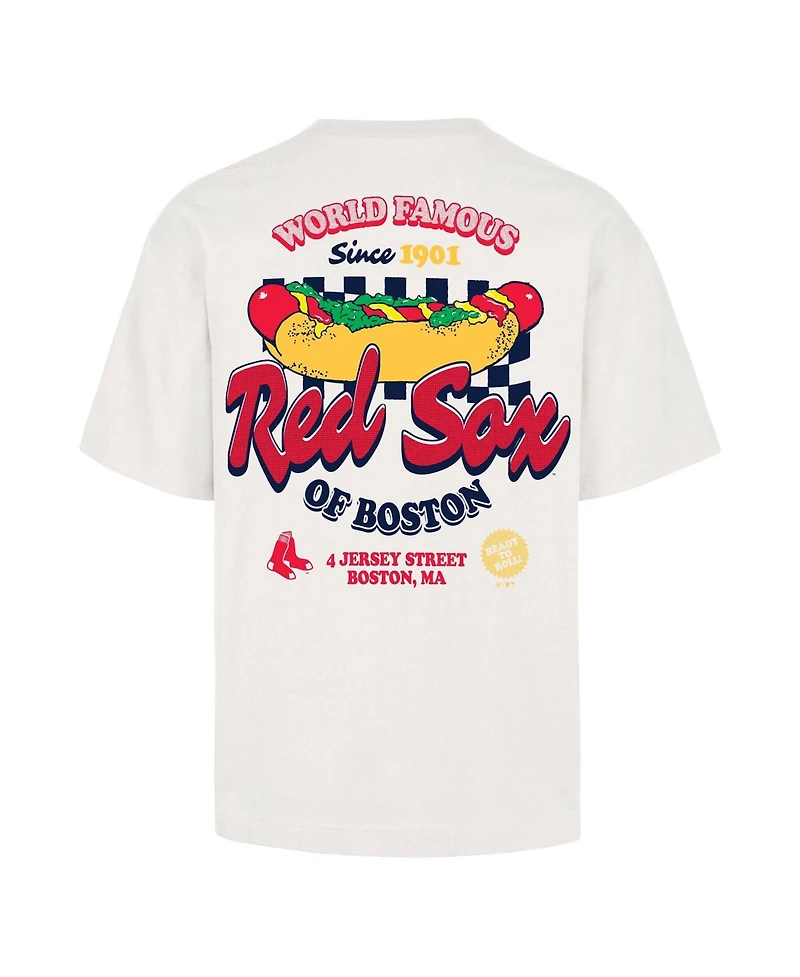 47 Brand Men's Cream Boston Red Sox Glizzy T-Shirt