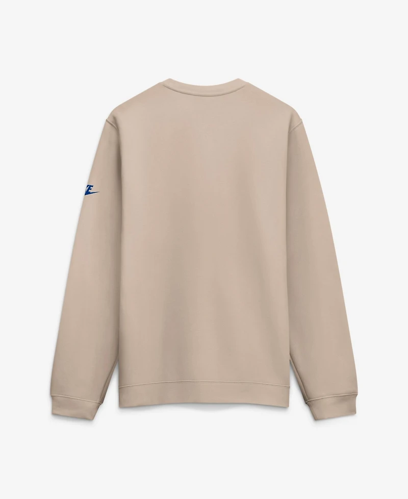 Nike Men's Sand New England Patriots I-Formation Rewind Club Crew Sweatshirt