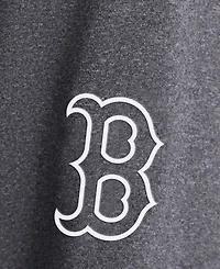 Fanatics Men's Charcoal Boston Red Sox Clutch Long Sleeve Hooded T-Shirt