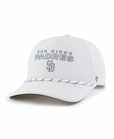 47 Brand Men's White San Diego Padres Forward Vault Hitch Adjustable Hat