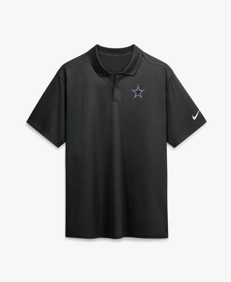 Nike Men's Black Dallas Cowboys Dri-fit Victory Polo Shirt