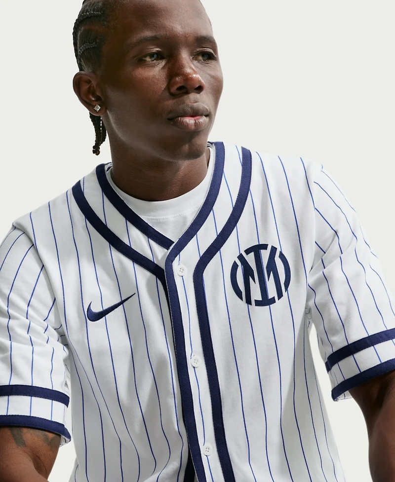 Nike Men's White Inter Milan Club Baseball Jersey