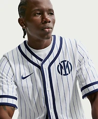 Nike Men's White Inter Milan Club Baseball Jersey