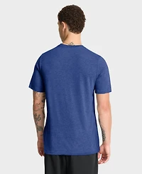Nike Men's Heather Royal Chicago Cubs Stacked Tri-Blend T-Shirt
