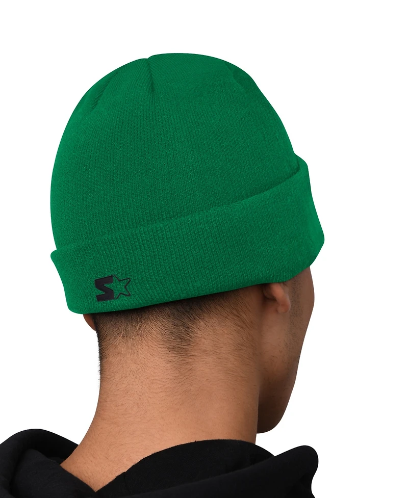 Starter Men's Green Philadelphia Eagles Hoodie and Cuffed Knit Hat Combo Pack