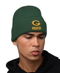 Starter Men's Green Bay Packers Hoodie and Cuffed Knit Hat Combo Pack