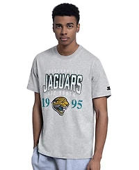 Starter Men's Black/Heather Gray Jacksonville Jaguars Two-Pack Throwback Logo T-Shirt Set