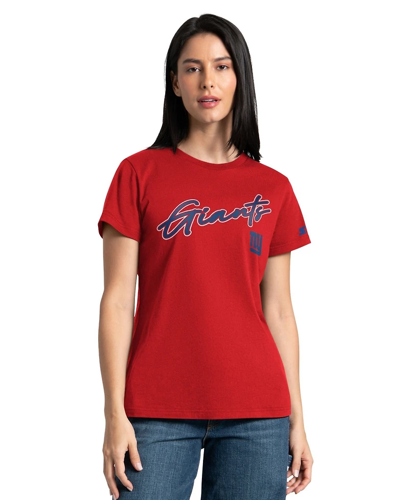 Starter Women's Royal/Red New York Giants Combo Pack T-Shirt