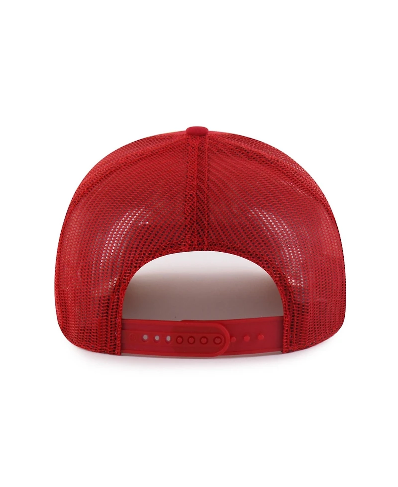 47 Brand Men's Red Washington Nationals Pitstop Trucker Adjustable Hat