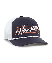 47 Brand Men's Navy Houston Astros Brrr Downburst Mesh Hitch Adjustable Hat