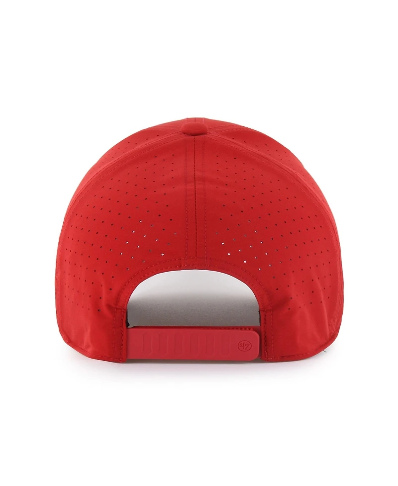 '47 Brand Men's Red Kansas City Chiefs Vent Mvp Adjustable Hat