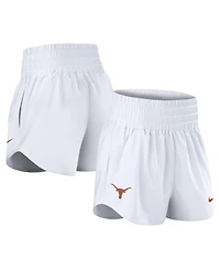 Nike Women's White Texas Longhorns Performance One Dri-fit High-Rise Shorts