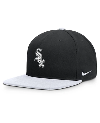 Nike Men's Black/White Chicago White Sox Primetime Pro Dri-fit Snapback Hat
