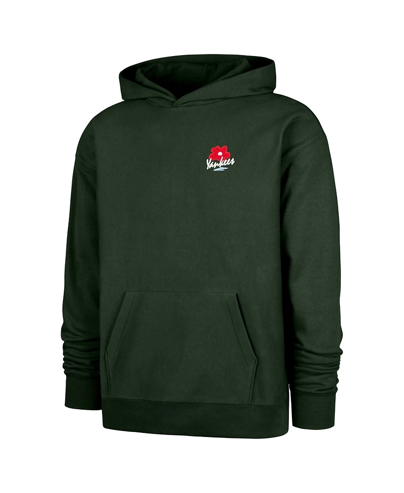 '47 Brand Men's Dark Green New York Yankees Gallery Foundation Hoodie Sweatshirt