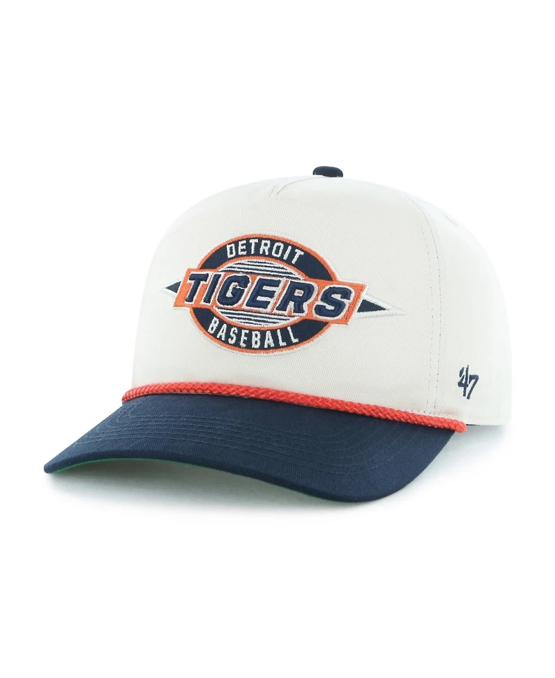 47 Brand Men's Natural Detroit Tigers Frame Out Hitch Adjustable Hat
