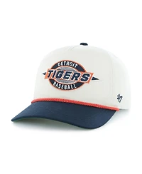 47 Brand Men's Natural Detroit Tigers Frame Out Hitch Adjustable Hat