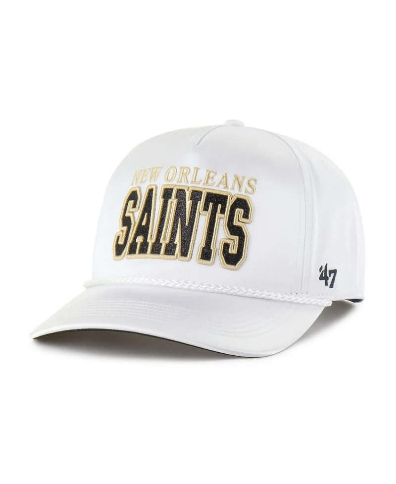 47 Brand Women's White New Orleans Saints Outspoken Hitch Adjustable Hat