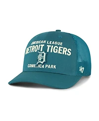 47 Brand Men's Teal Detroit Tigers Contemporary Hitch Adjustable Trucker Hat