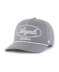 47 Brand Men's Gray Los Angeles Angels Foundational Hitch Adjustable Hat
