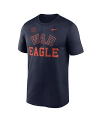Nike Men's Navy Auburn Tigers Primetime Arch Mantra Legend Dri-fit T-Shirt
