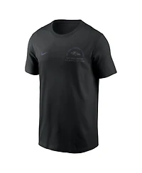 Nike Men's Black Baltimore Ravens Split Logo T-Shirt