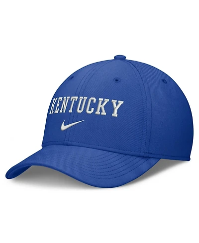 Nike Men's Royal Kentucky Wildcats Rise On-Field SwooshFlex Dri-fit Flex Hat