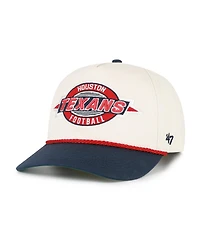 '47 Brand Big Boys and Girls Natural Houston Texans Freemont Hitch Adjustable Hat
