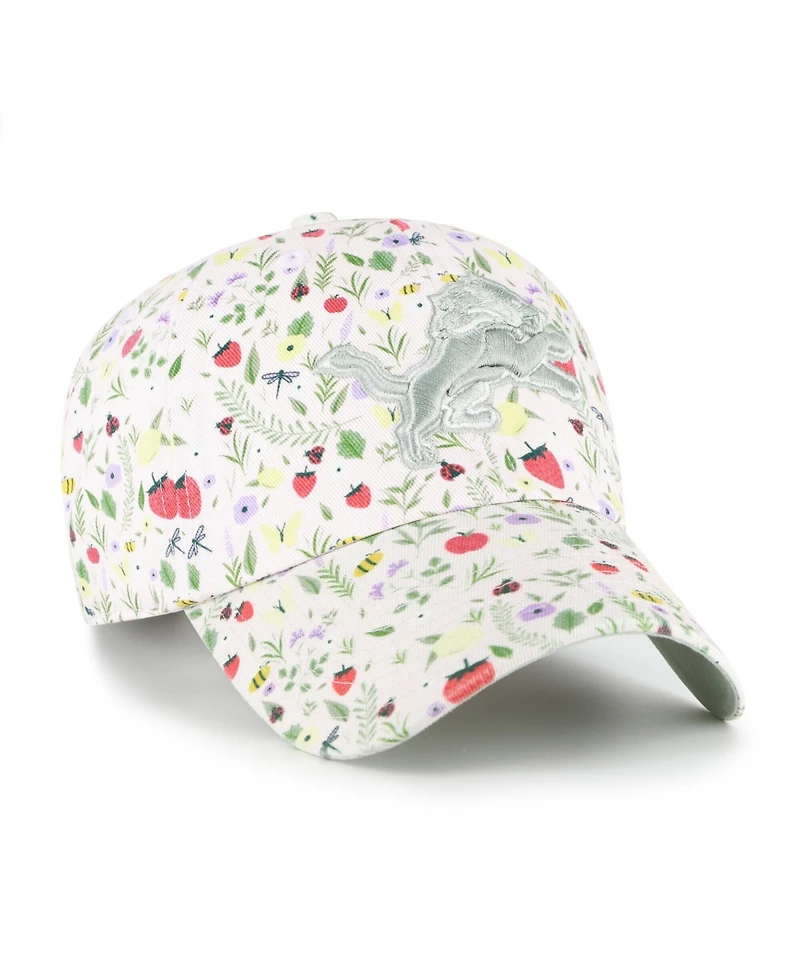 '47 Brand Big Girls Light Pink Detroit Lions Posey Clean Up Adjustable Hat