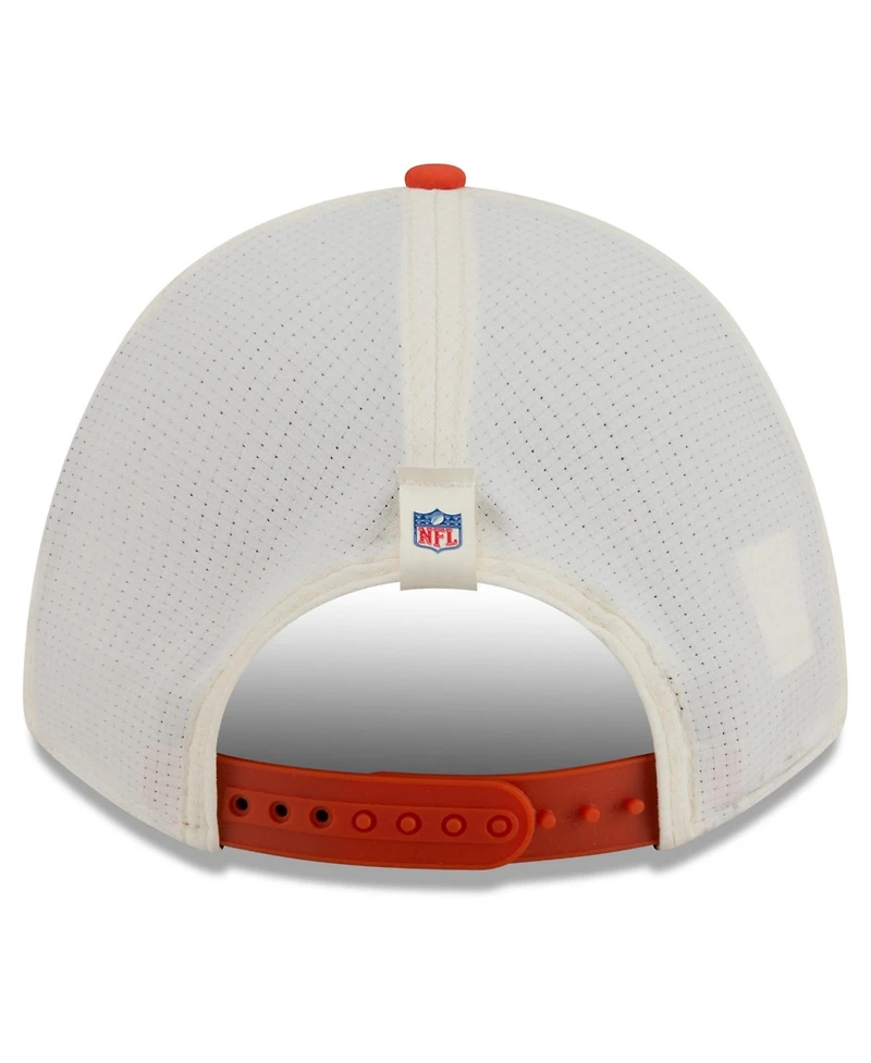 New Era Men's Cream/Orange Cleveland Browns 2026 Nfl Training Camp 9FORTY Adjustable Hat