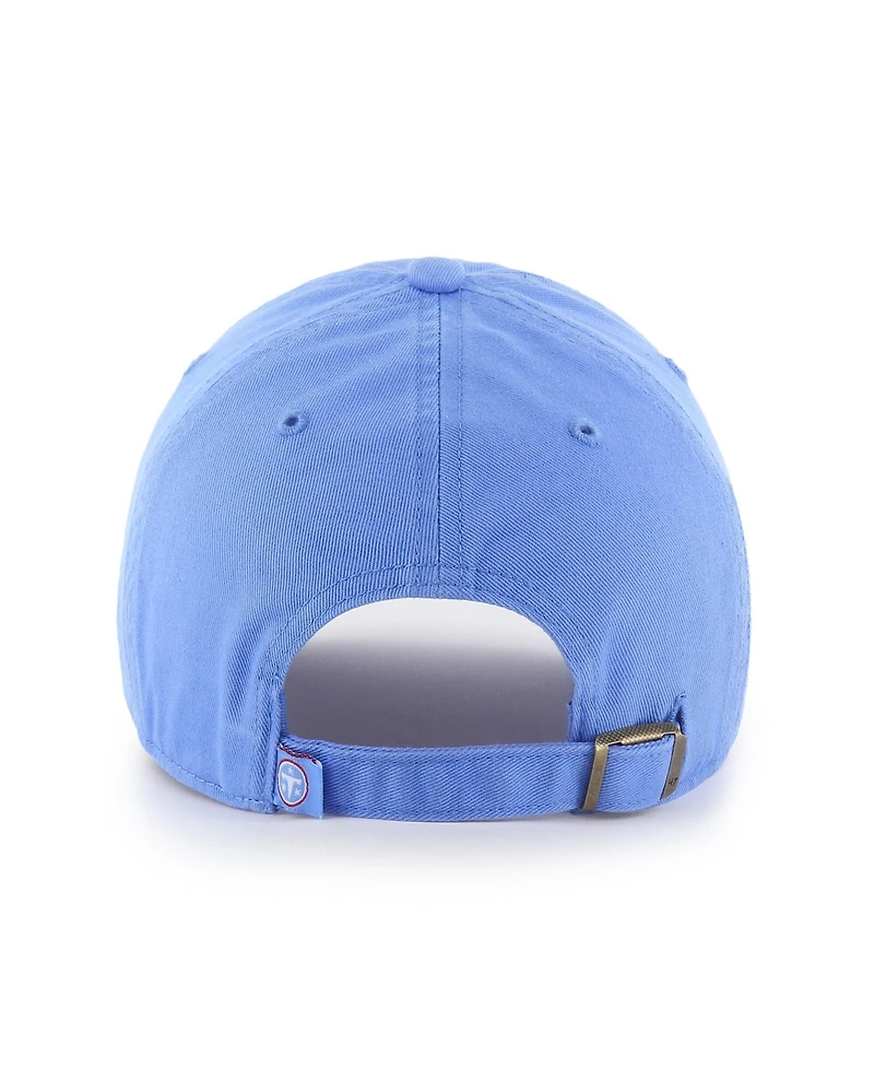 '47 Brand Men's Light Blue Tennessee Titans Primary Logo Clean Up Adjustable Hat