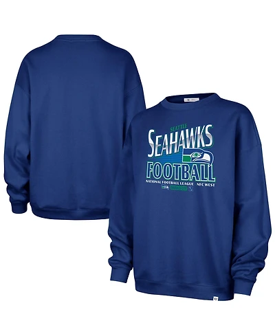 '47 Brand Women's Regional Seattle Seahawks Oversized Crewneck Sweatshirt