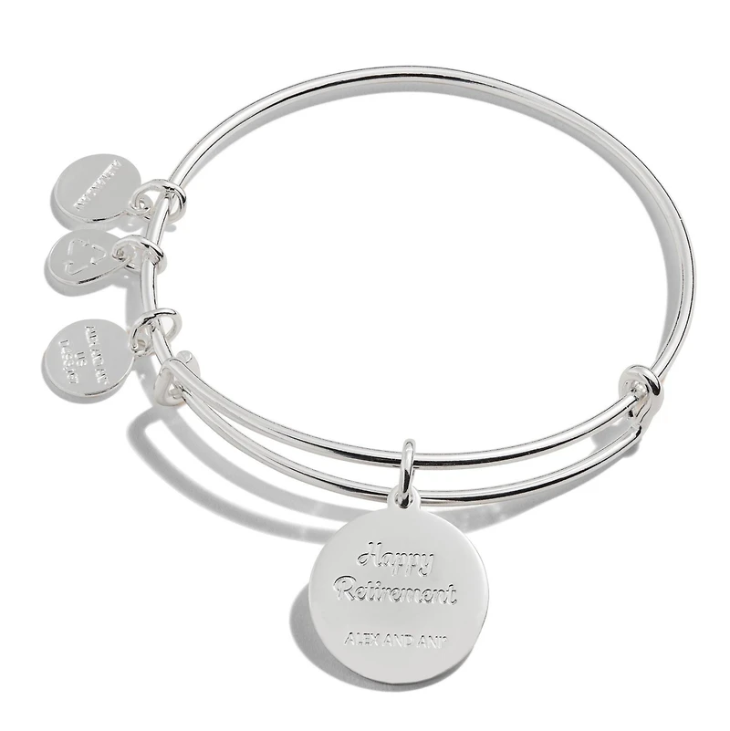 Alex and Ani Happy Retirement Charm Bangle