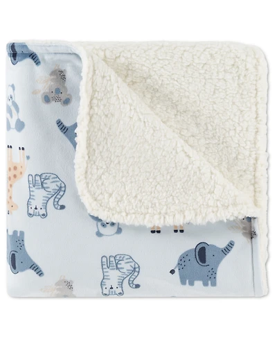 Huggies Baby Boys' Allover Animal Graphic Printed Blanket