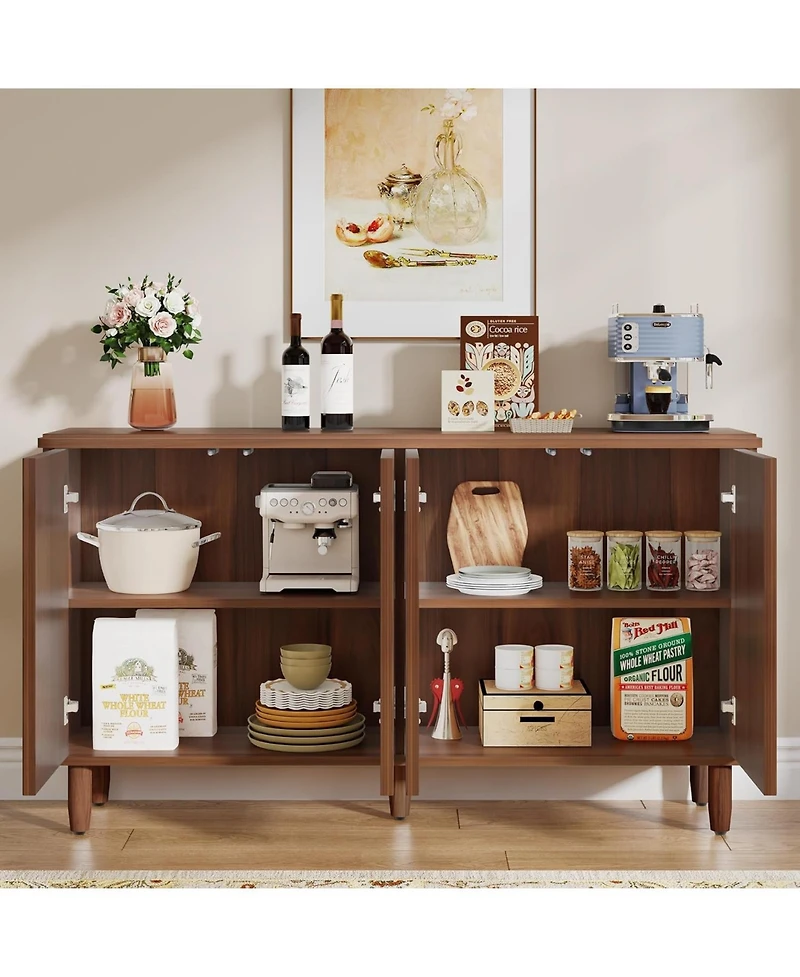 Tribesigns Buffet Cabinet with Storage Doors