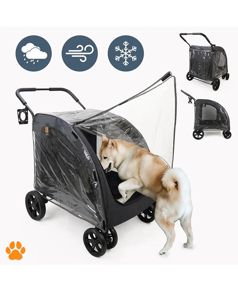 My Duque: Chester Raincover Pet Stroller