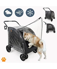 My Duque: Chester Raincover Pet Stroller