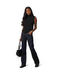 Cable & Gauge Women's Extended Shoulder Mock Neck Sweater