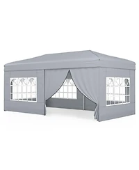 Gouun 10 x 20 Foot Pop-Up Canopy Tent with 6 Sidewalls