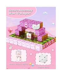 Hongge Princess Castle 100-Piece Magnetic Building Set, Ages 3+